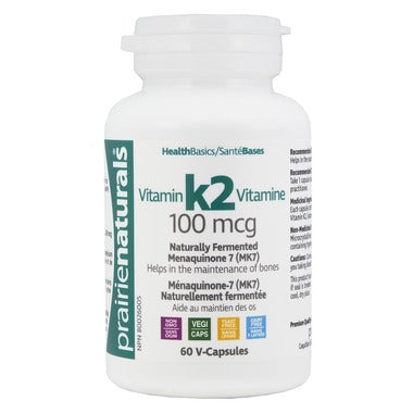 Prairie Naturals Vitamin K2 100 mcg