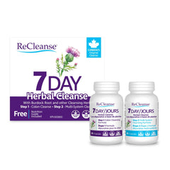 two bottles of 7 day herb cleanse