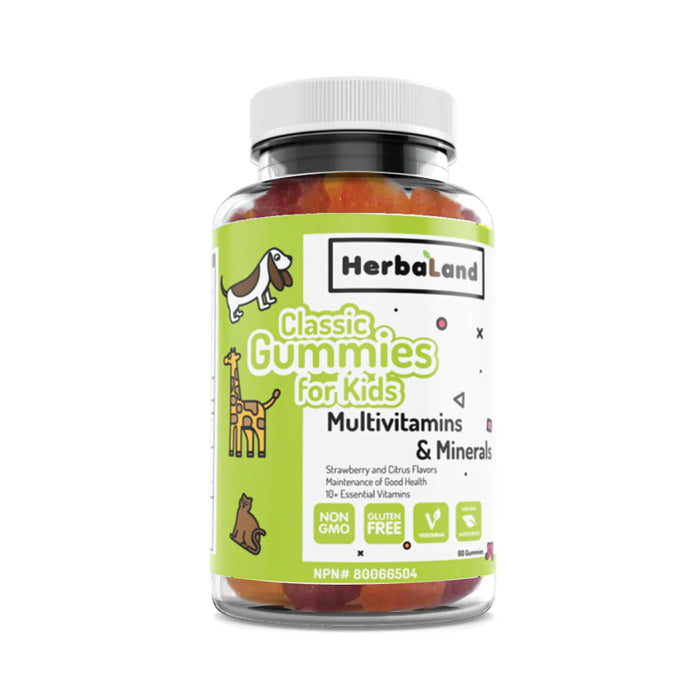 HerbaLand Multivitamins & Minerals Classic Gummies for Kids
