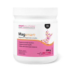 a bottle of magsmart on a white background