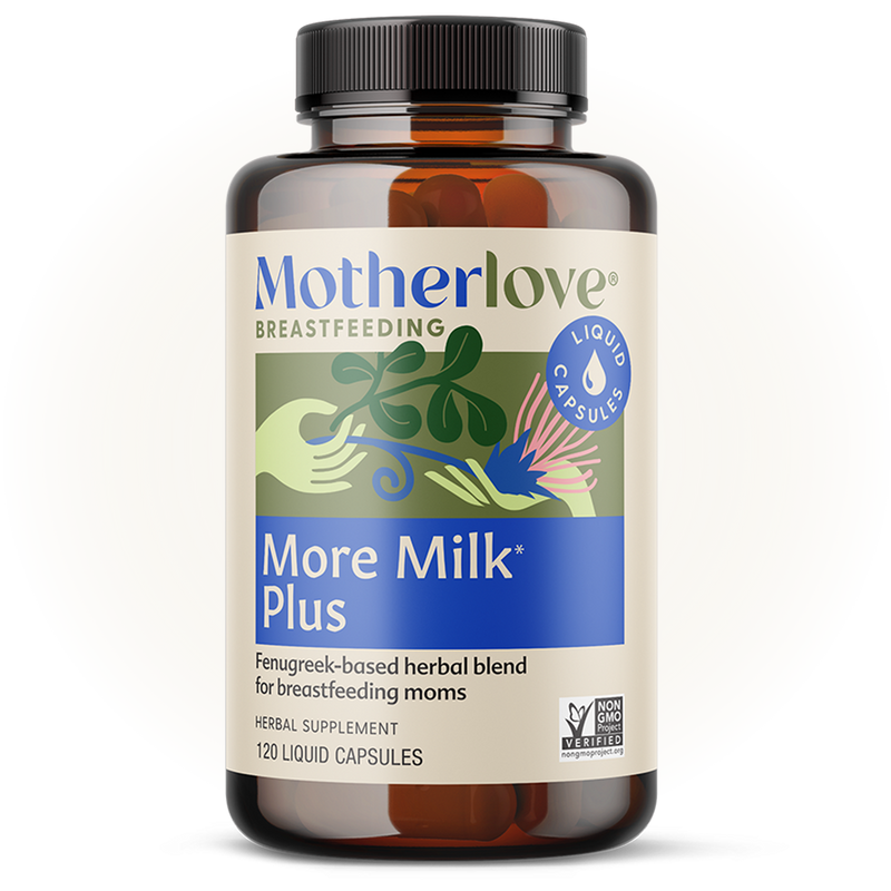 a bottle of motherlove more milk plus