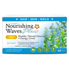 a box of nourishing waves plus tablets