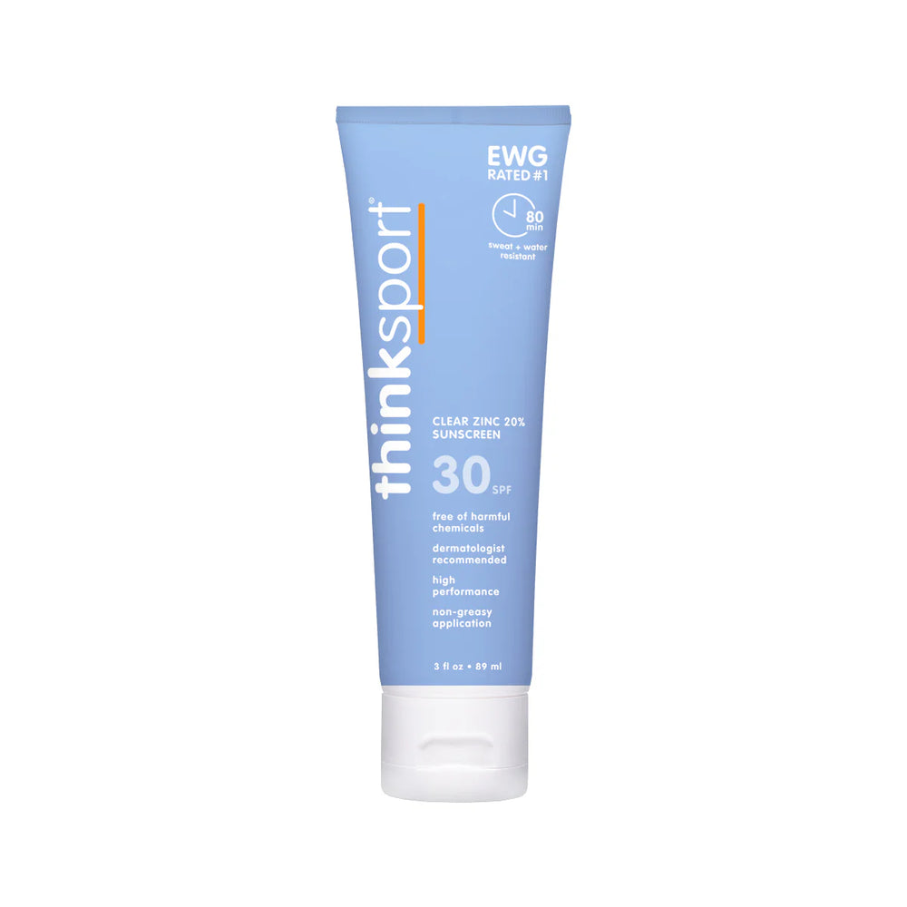 a tube of tinted sunscreen on a white background