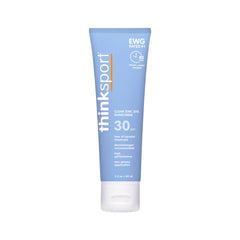 a tube of tinted sunscreen on a white background