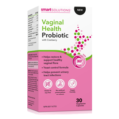 a bottle of vaginal health probiotic