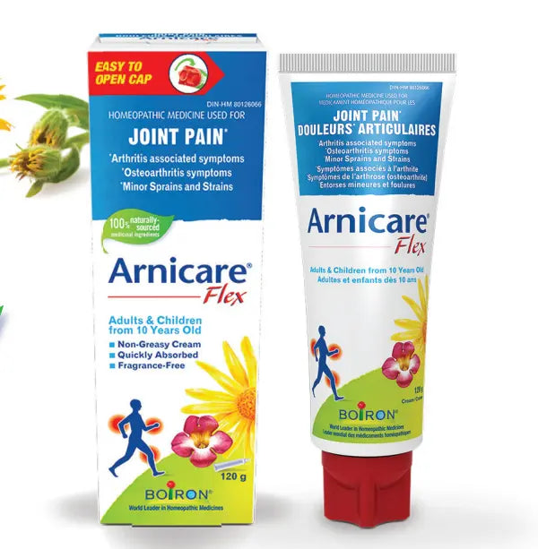 a tube of armicare flex with a box next to it