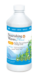 a bottle of nourishing waves plus