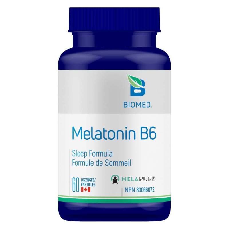 a bottle of melatonin b6