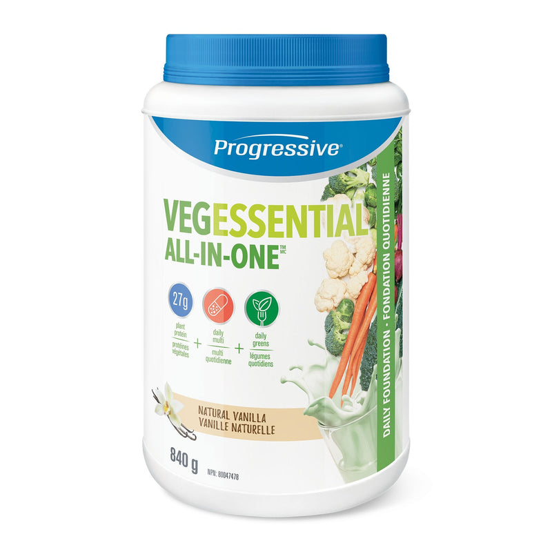 a bottle of progressive vege - essential all - in - one