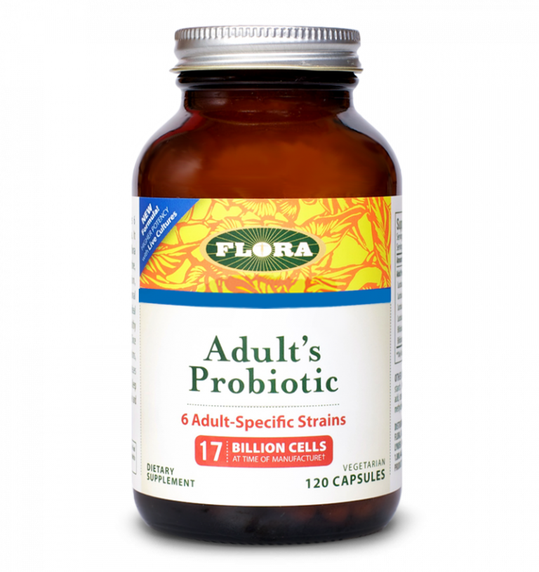 a jar of adult's probiotic tablets