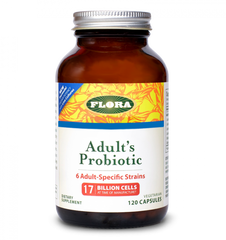 a jar of adult's probiotic tablets