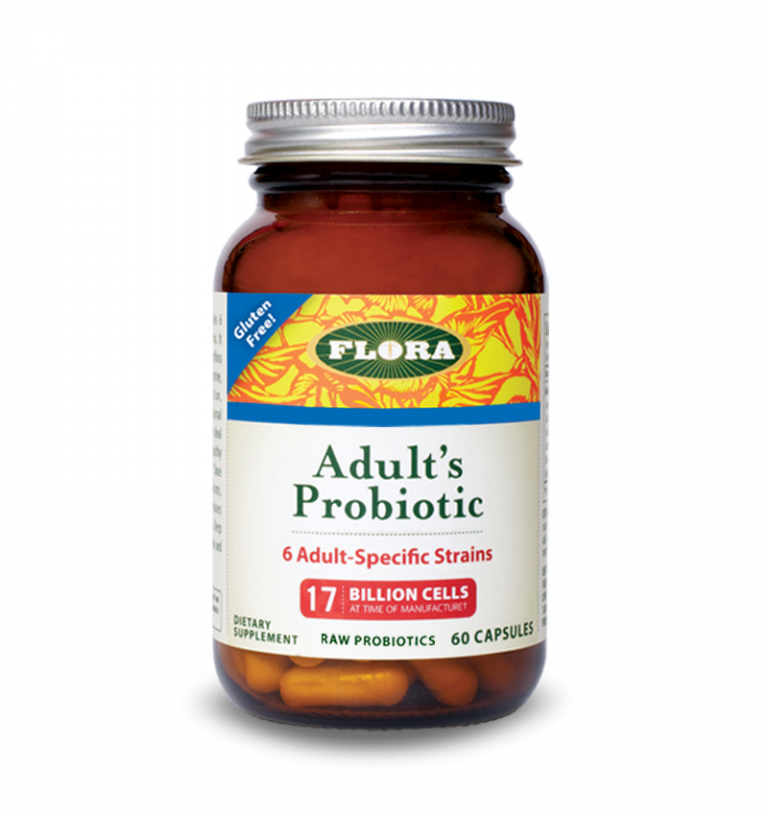 a jar of adult's probiotic tablets