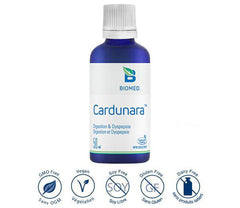 a bottle of cardunara on a white background