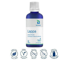 a bottle of lappa on a white background