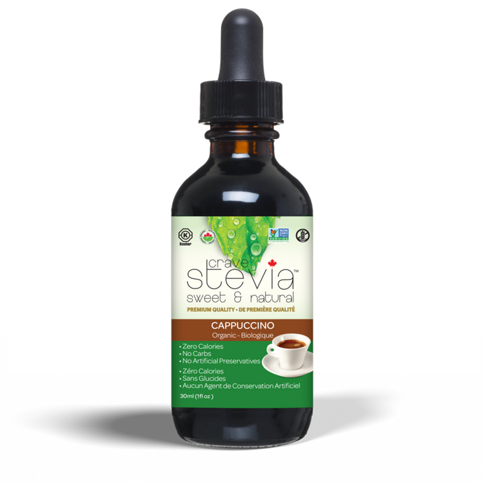 Crave Stevia Sweet & Natural Drops Cappuccino Flavour