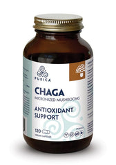 a bottle of chaga antioxidant support