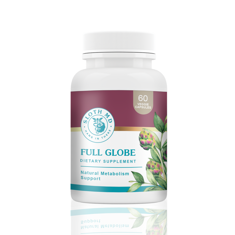 a bottle of full globe vitamin supplement