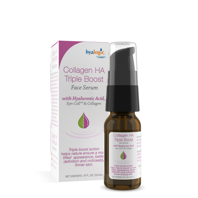 a bottle of collagen ha triple booster