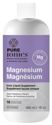 a bottle of pure ionics magnesium