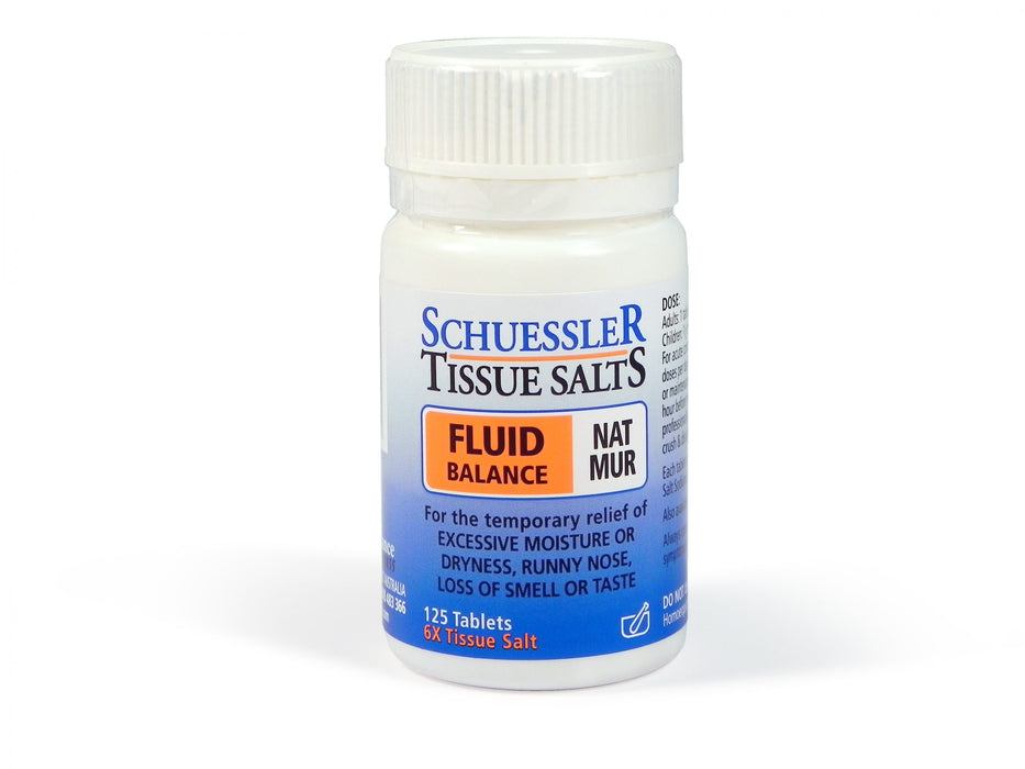 Schuessler Tissue Salts Fluid Balance Nat Mur 9
