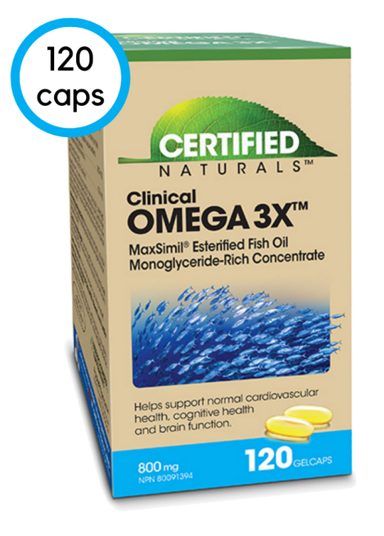 Certified Naturals Omega 3X 60 cap