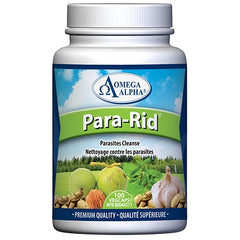 a bottle of para - rid with nuts and other vegetables