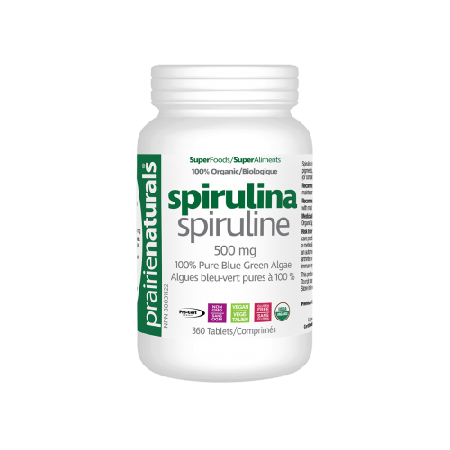 Prairie Naturals Spirulina Tablets