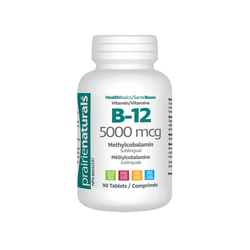 Prairie Naturals B-12 5000 mcg