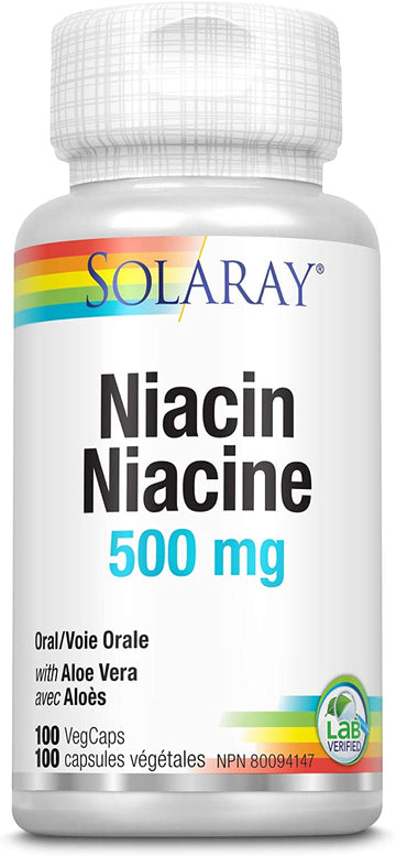 Solaray Niacin bottle