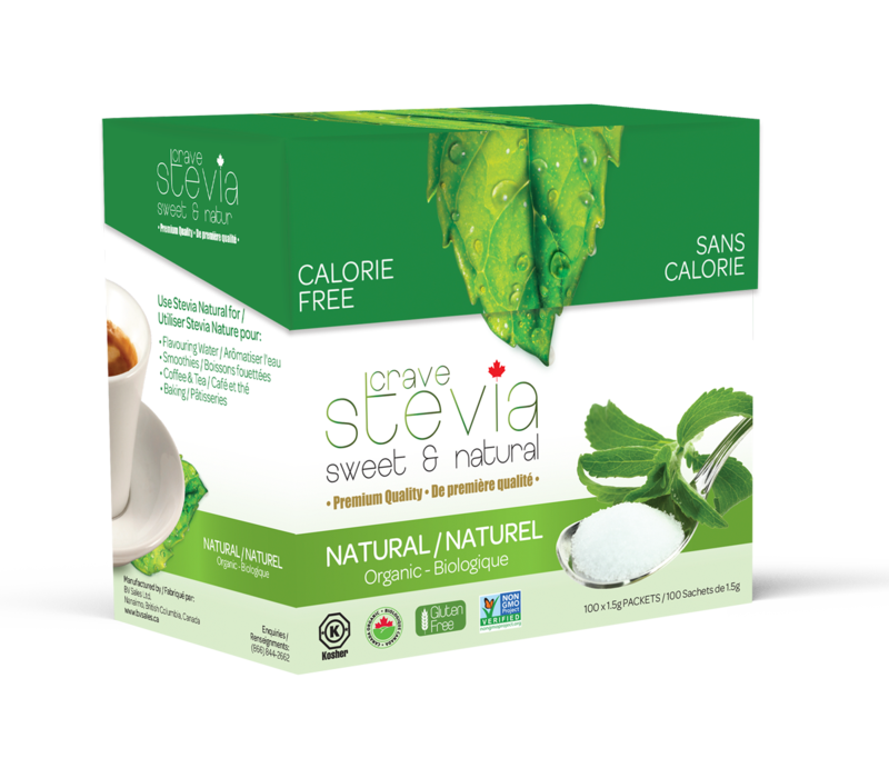 Crave Stevia Sweet & Natural Packets