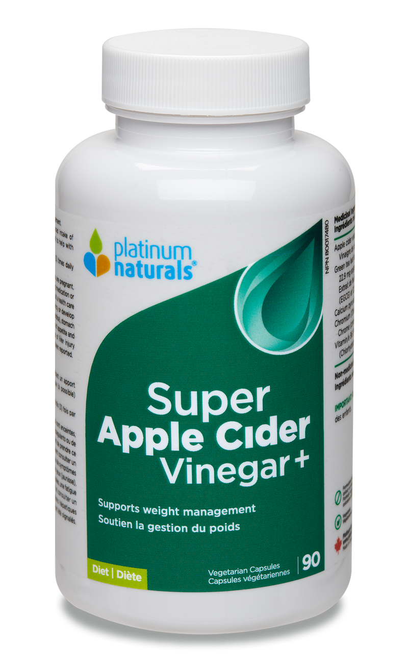 a bottle of super apple cider vinegar