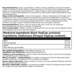 Solaray Niacin bottle