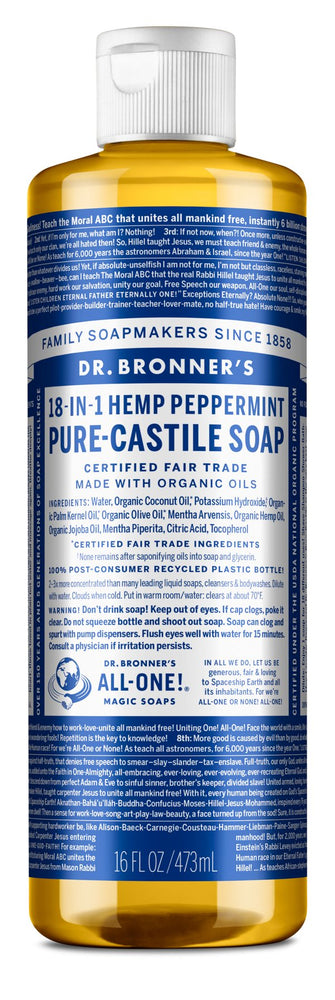 Dr. Bronner's 18-In-1 Pure-Castile Soap Peppermint