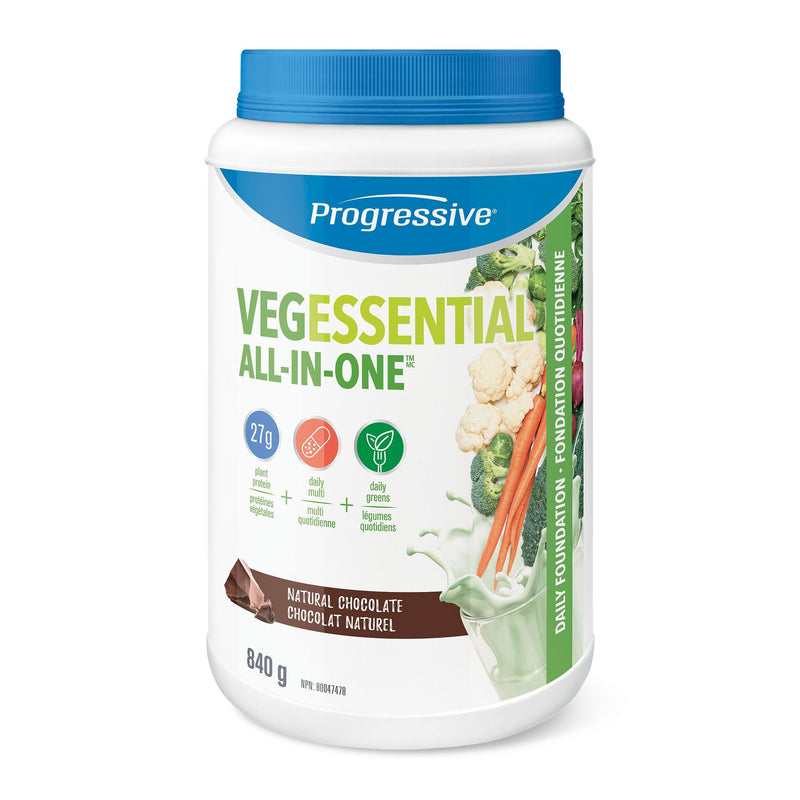 a bottle of progressive vege - essential all - in - one