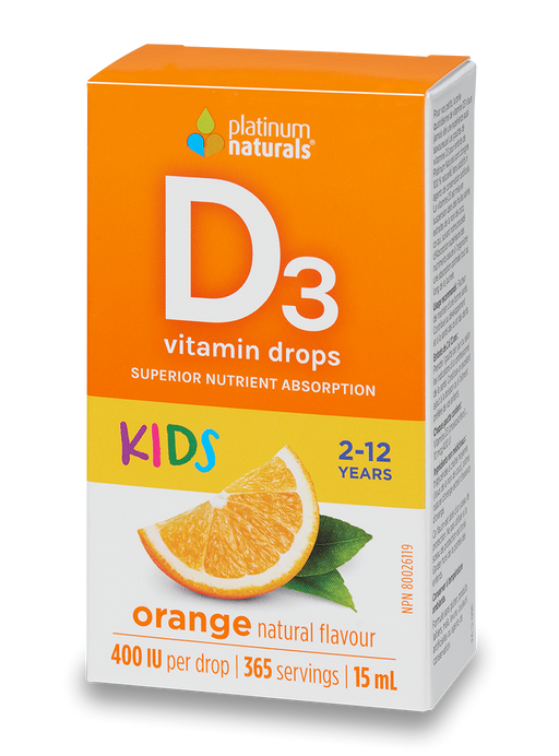 Platinum Naturals Vitamin D3 Drops Kids