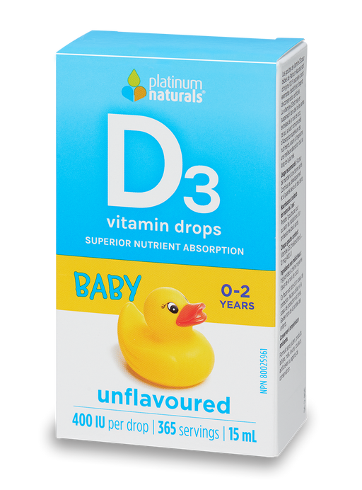 Platinum Naturals Vitamin D3 Drops Baby