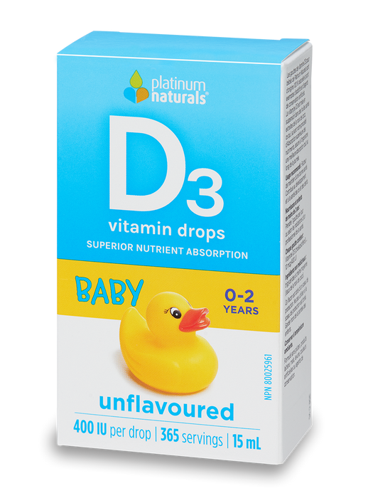 Platinum Naturals Vitamin D3 Drops Baby