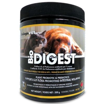 a jar of bio digest by biologic vet