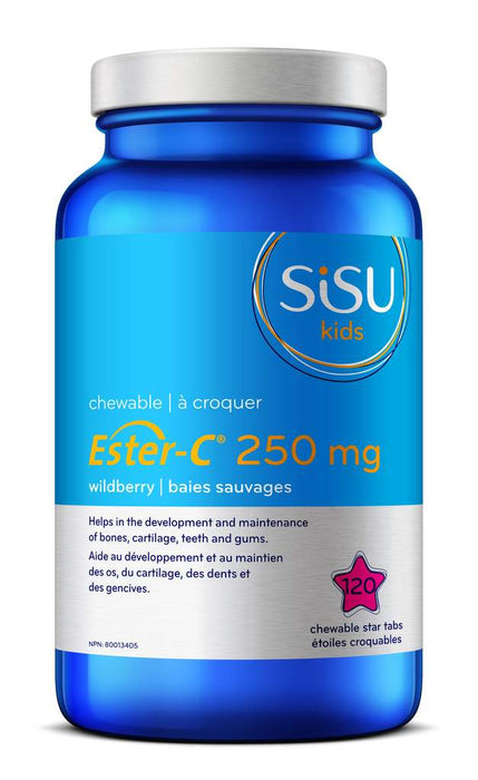 Sisu Ester-C 250 Kids Chewable - Natural Wildberry Flavour