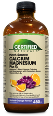 Certified Naturals Plant Source Calcium Magnesium Plus K2 liquid