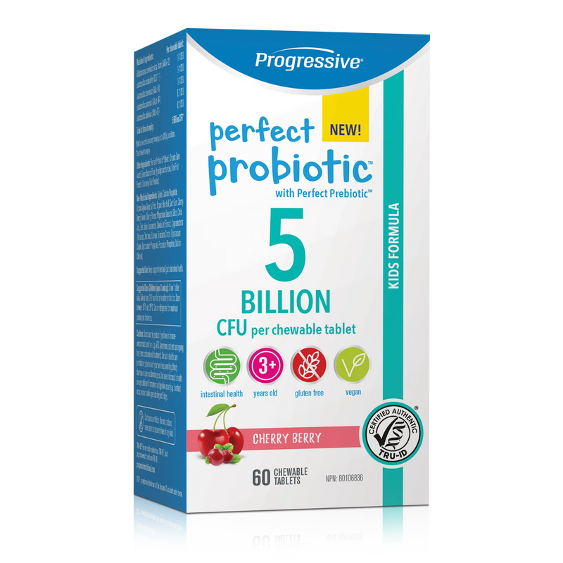 a bottle of propressive perfect probiotic 5 billion