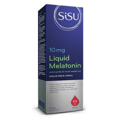 Sisu Liquid Melatonin 10 mg Natural Black Cherry