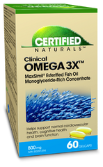 Certified Naturals Omega 3X 60 cap