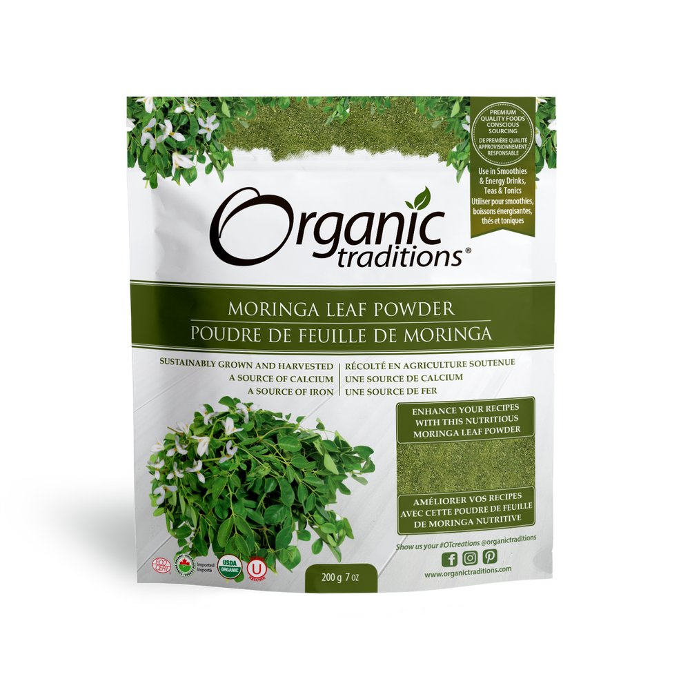 Organic Traditions Moringa Leaf Powder | FREE Shipping Available — Well ...