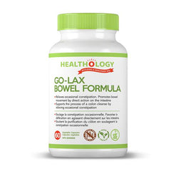 a bottle of healthology go lax