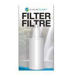 a package of filter filters with a waterfall in the background